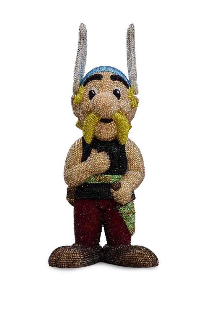 Asterix — a crystal figurine in genuine Swarovski&reg; crystals by Angela Gomes