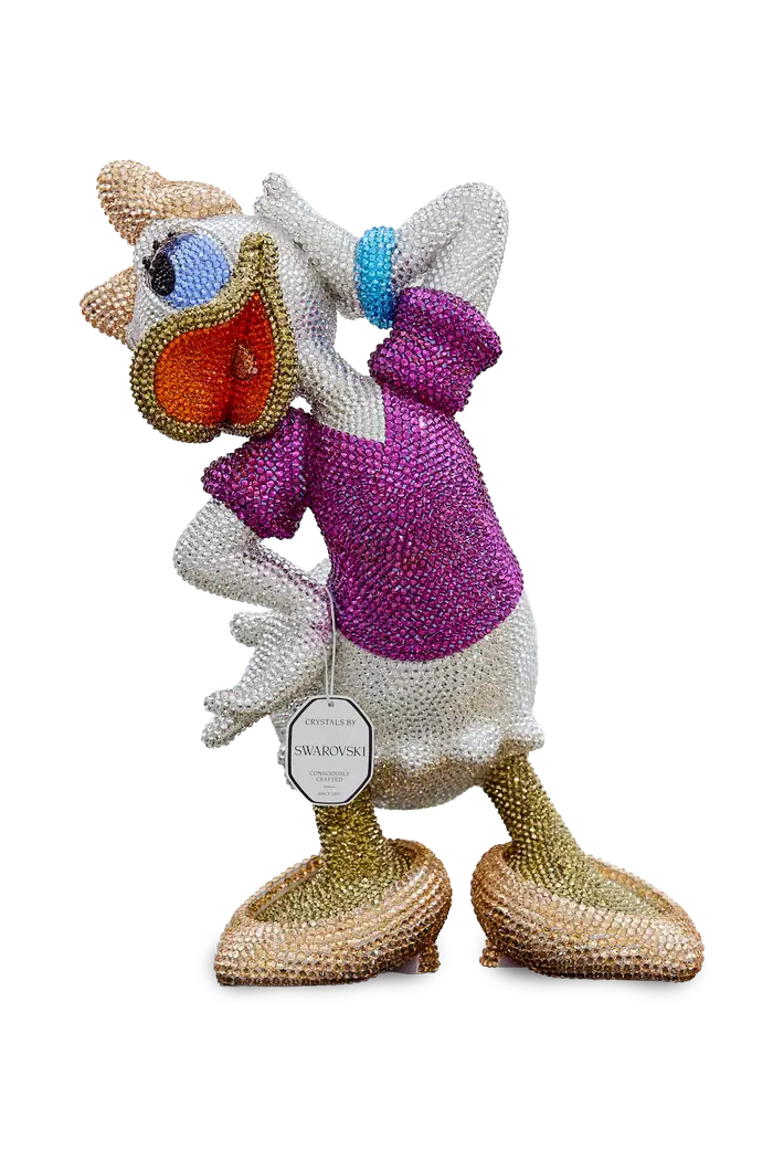 Daisy Duck · Swarovski Crystal Sculpture | Angela Gomes