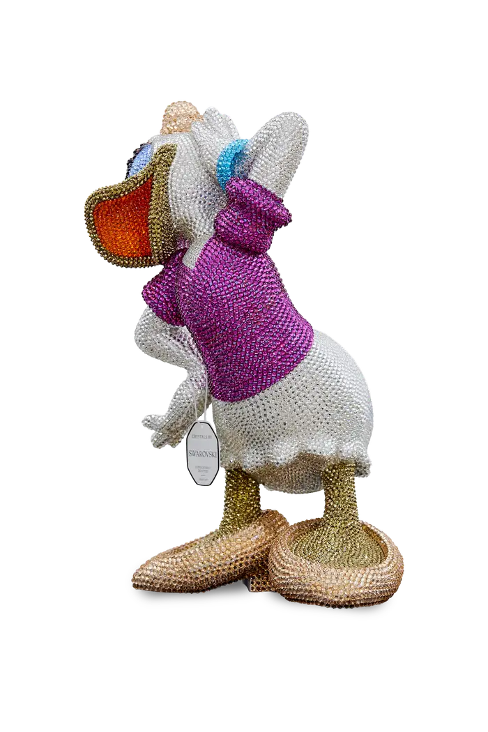Daisy Duck · Swarovski Crystal Sculpture | Angela Gomes