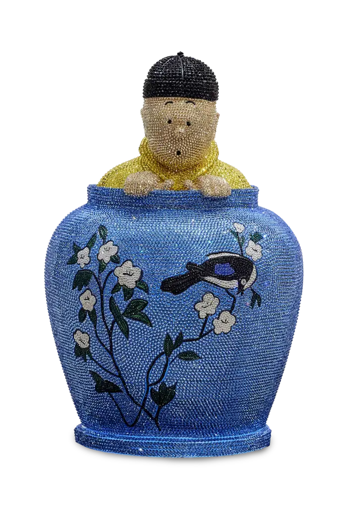 Tintin – The Blue Lotus — a crystal figurine in genuine Swarovski&reg; crystals by Angela Gomes